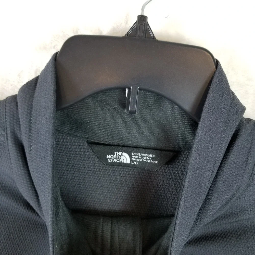 The North Face Mens Apex Bionic‎ Softshell Jacket Gray Full Zip Size L Large
